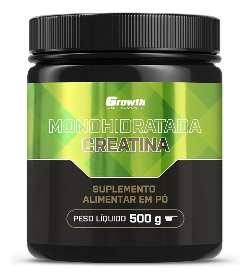 Creatina Monohidratada 500g Pó Growth