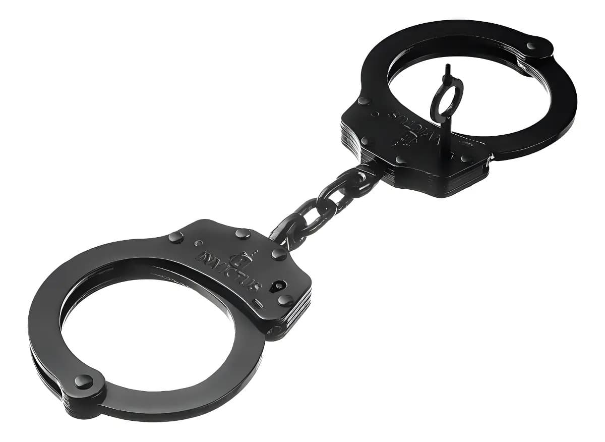 Algema De Corrente Invictus Aço Carbono Aisi 1020 Preta