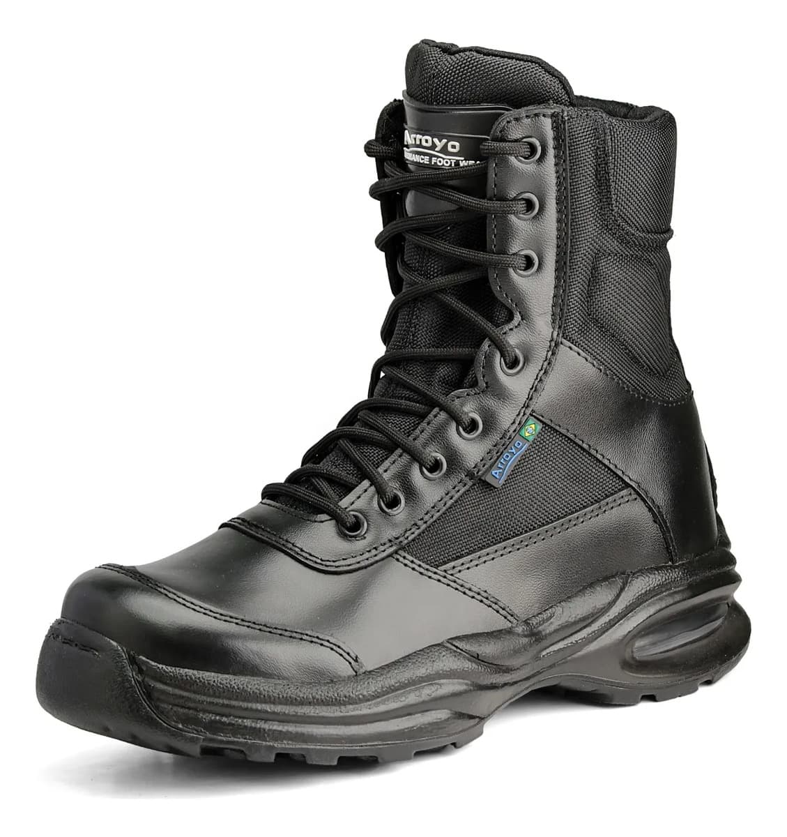 Bota Coturno Couro Arr01 Arroyo Air Militar