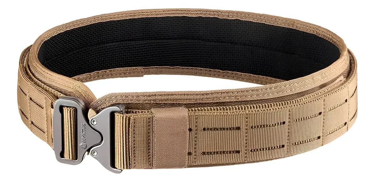 Cinto Rigger Extreme Invictus Fasten Molle Laser Cut Cor Coyote Tamanho G