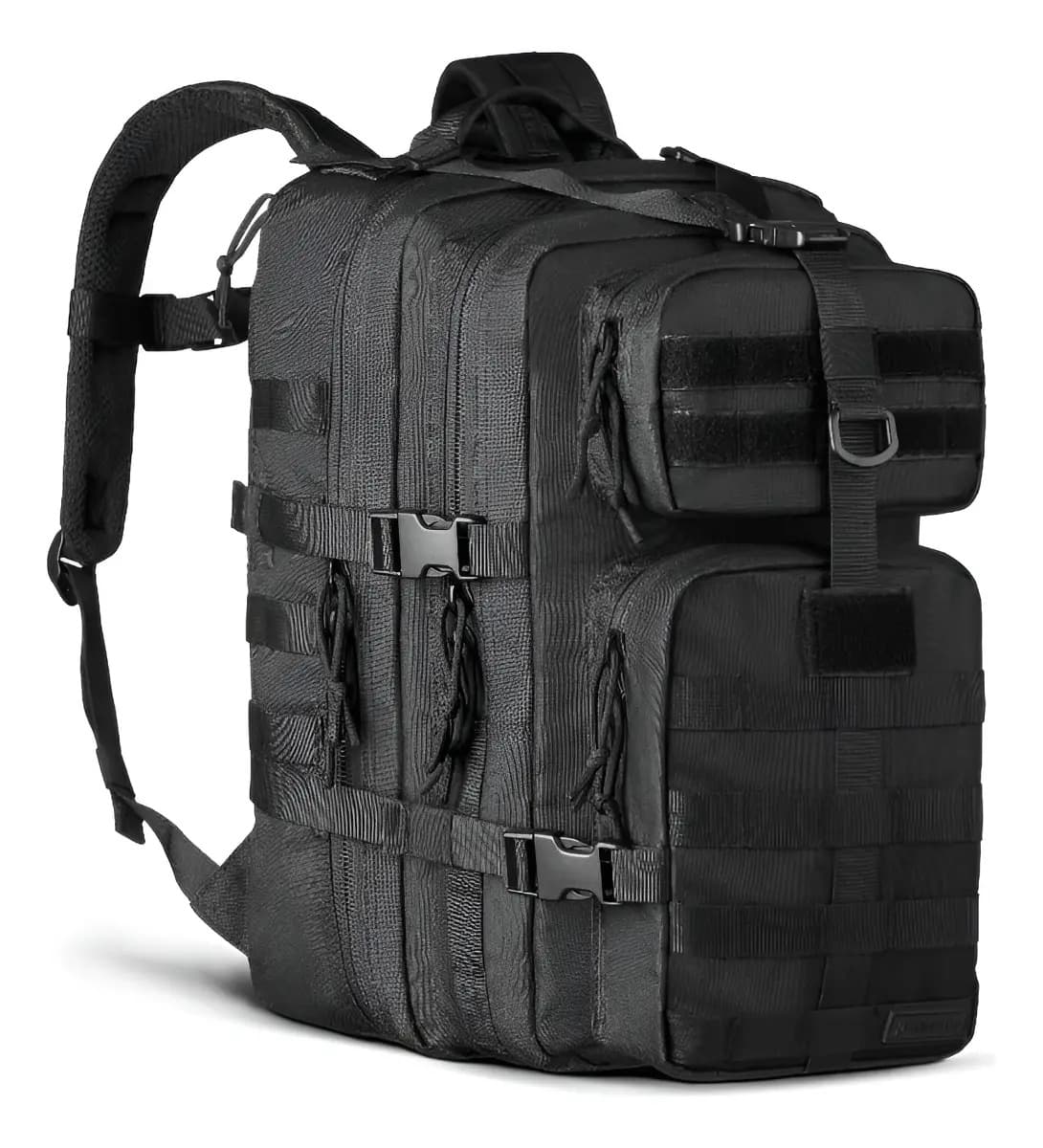 Mochila Invictus Assault Urban 35 Litros Tática Militar Cor Preto Desenho do tecido Lisa