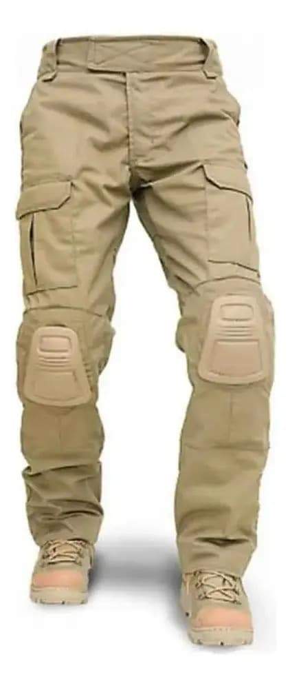 Calça Tática Forhonor Combat F3 Ripstop Desert Joelheira