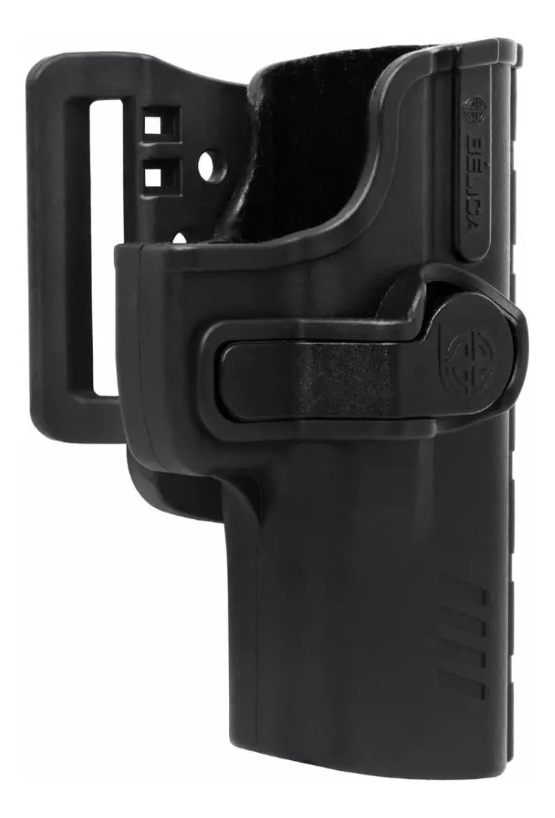 Coldre Pro Sr1 Em Polímero P/ Cintura Bélica- Preto / Destro