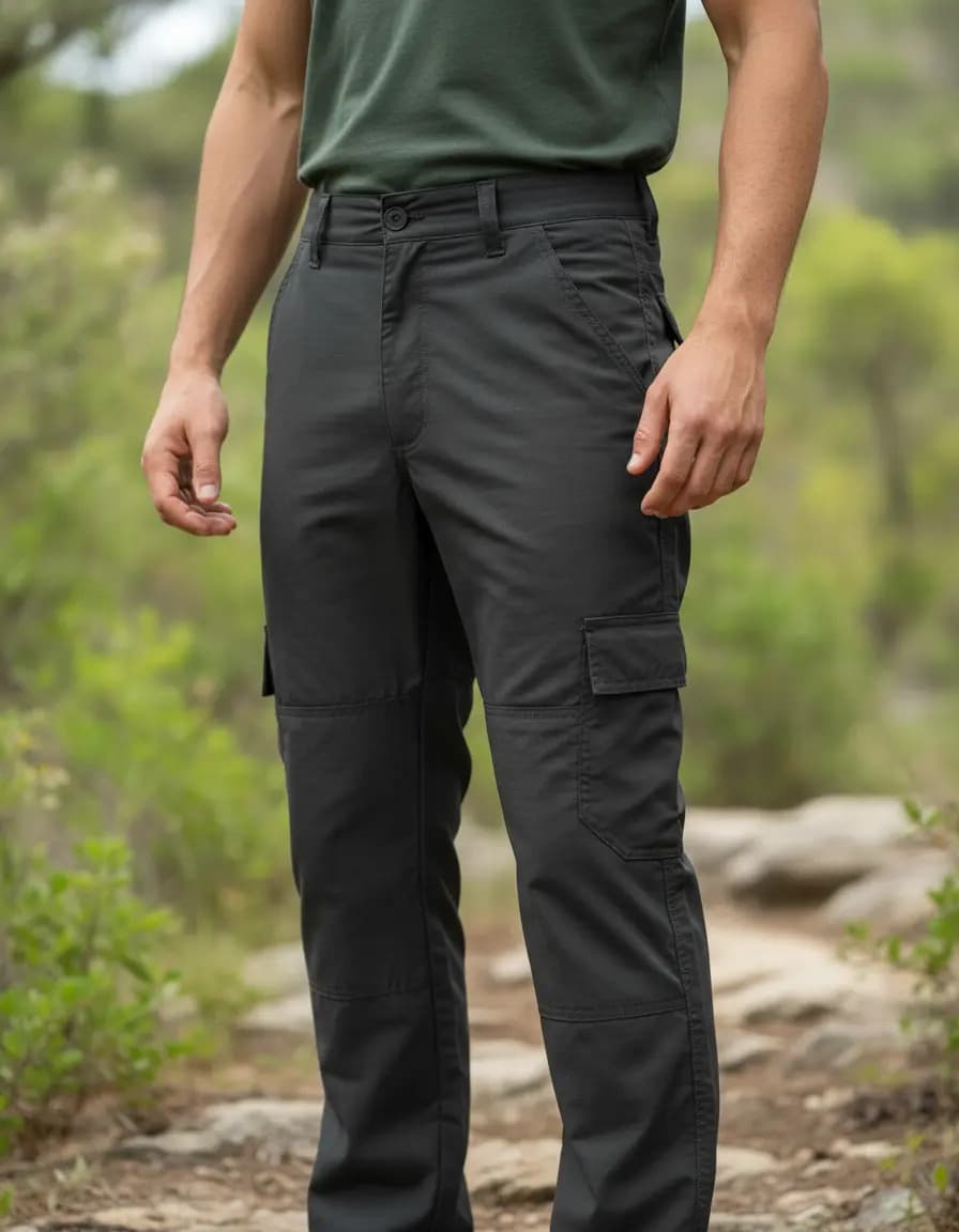 Calça Tática Cargo Com 6 Bolsos Poly Ripstop