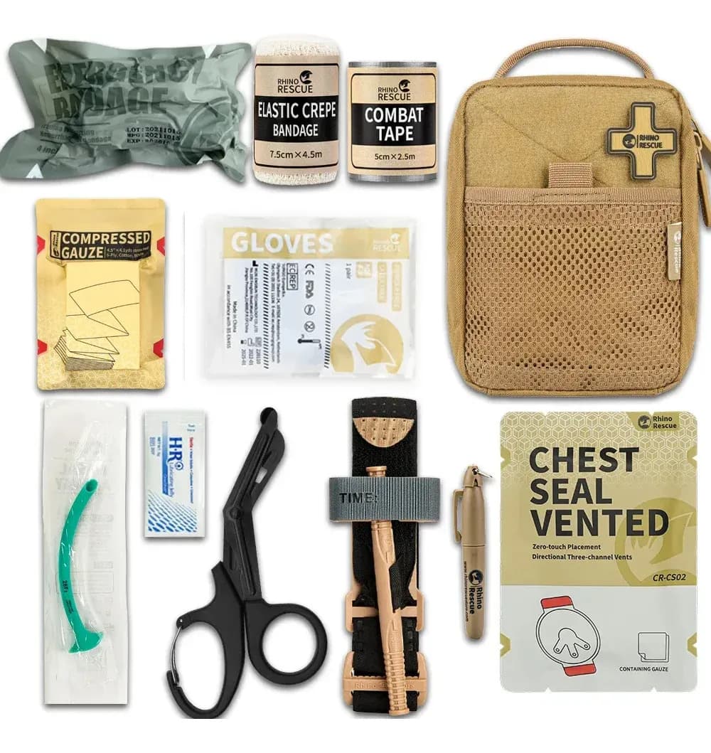Rhino Rescue Kit De Primeiros Socorros Aph Tático Ifak 004m