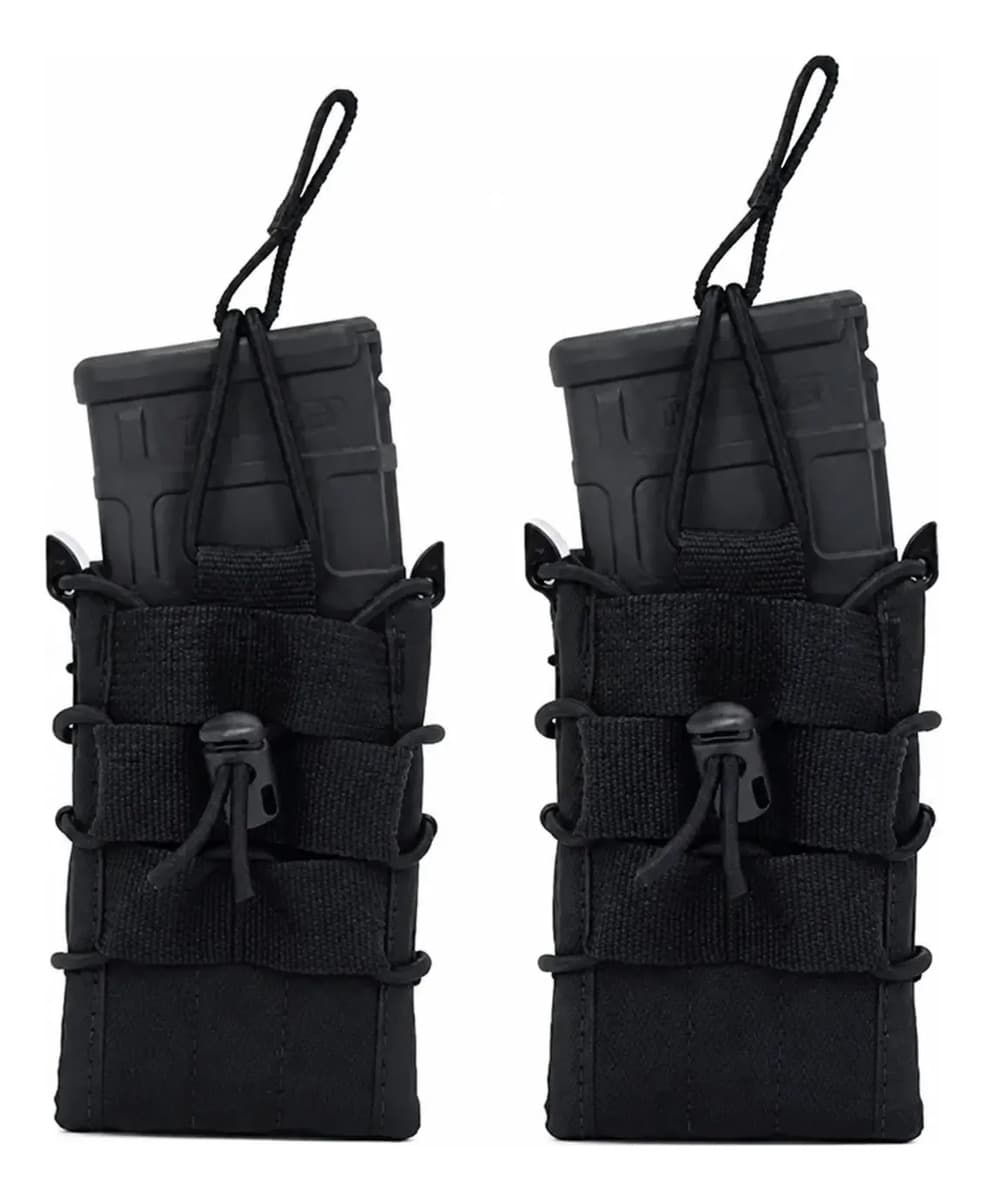 02 Fast Mag Fuzil Forhonor Porta Carregador 556 Ou 762 Nf-e