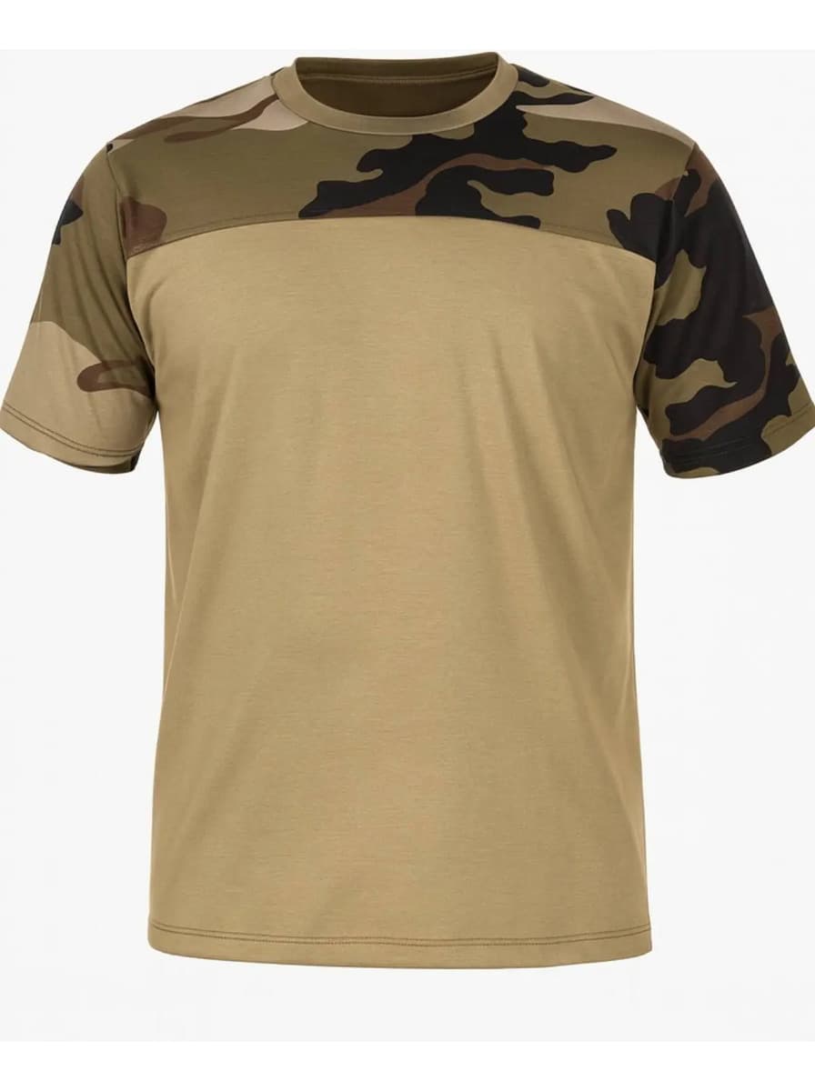 Camiseta Camuflada Tática Sobrevivência Bushcraft Floresta