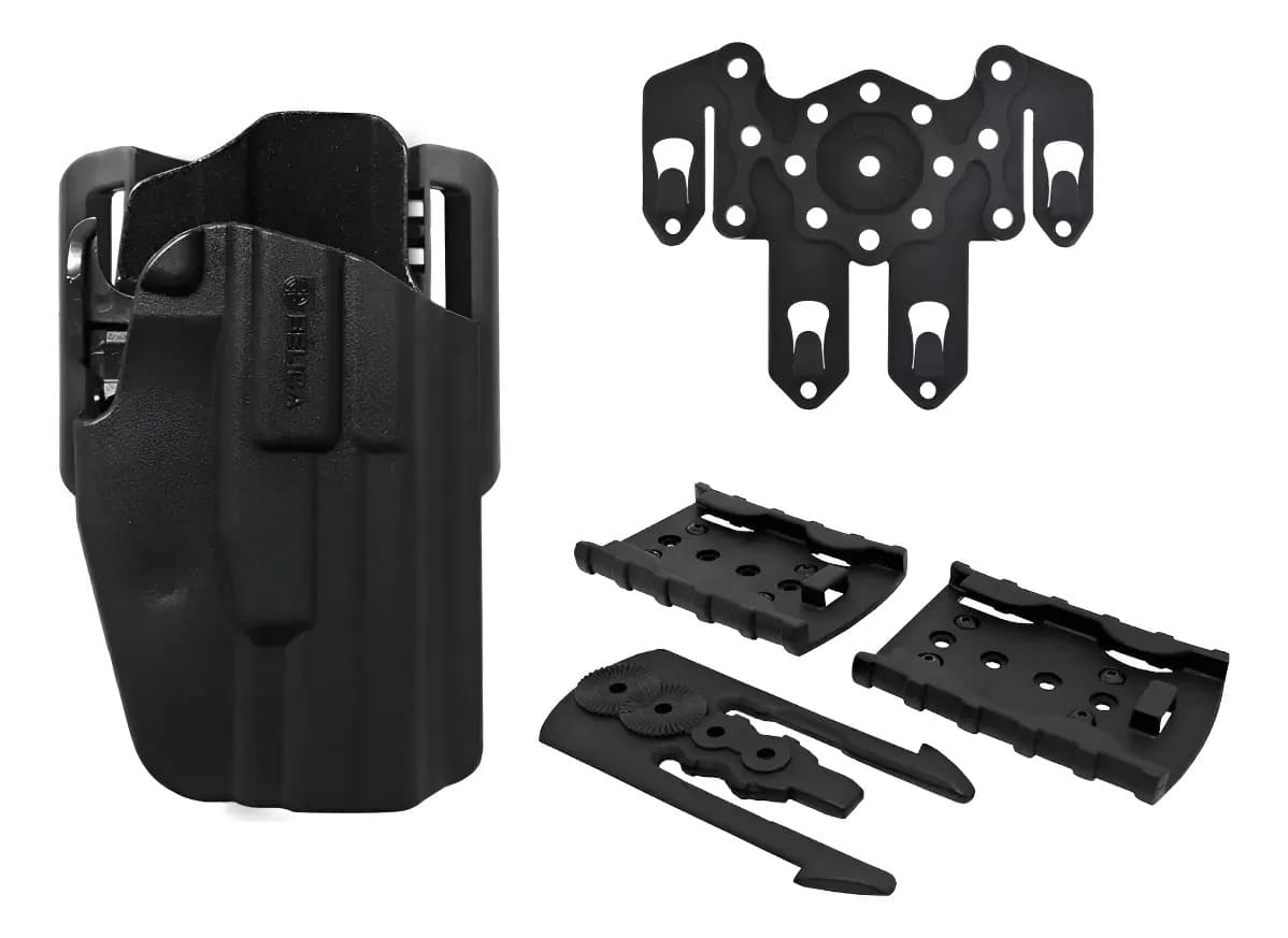 Coldre Evolution I Bélica + Suporte Colete Modular / Preto