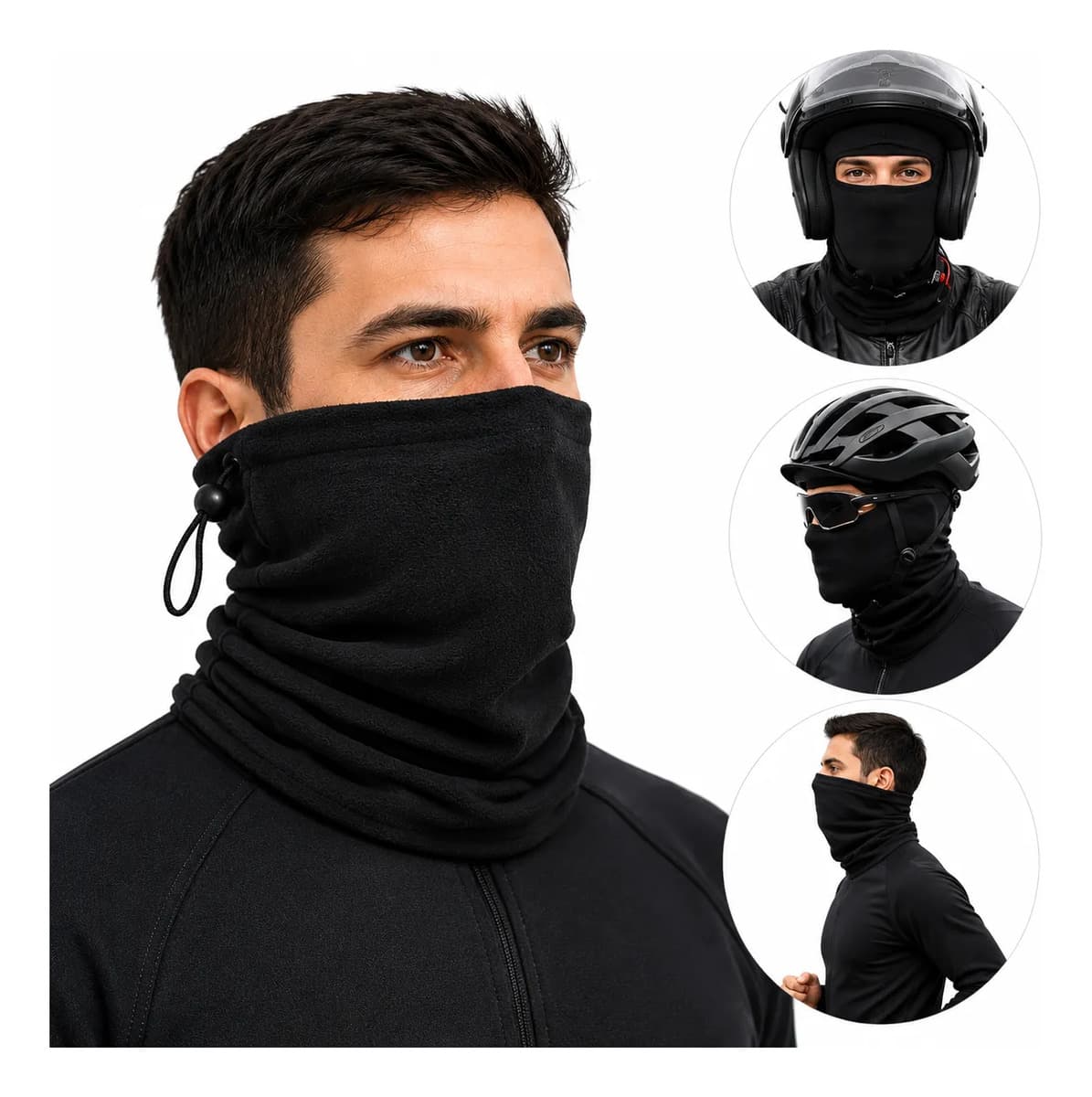 Máscara Gola Térmica Balaclava Moto Proteção P/ Frio Inverno