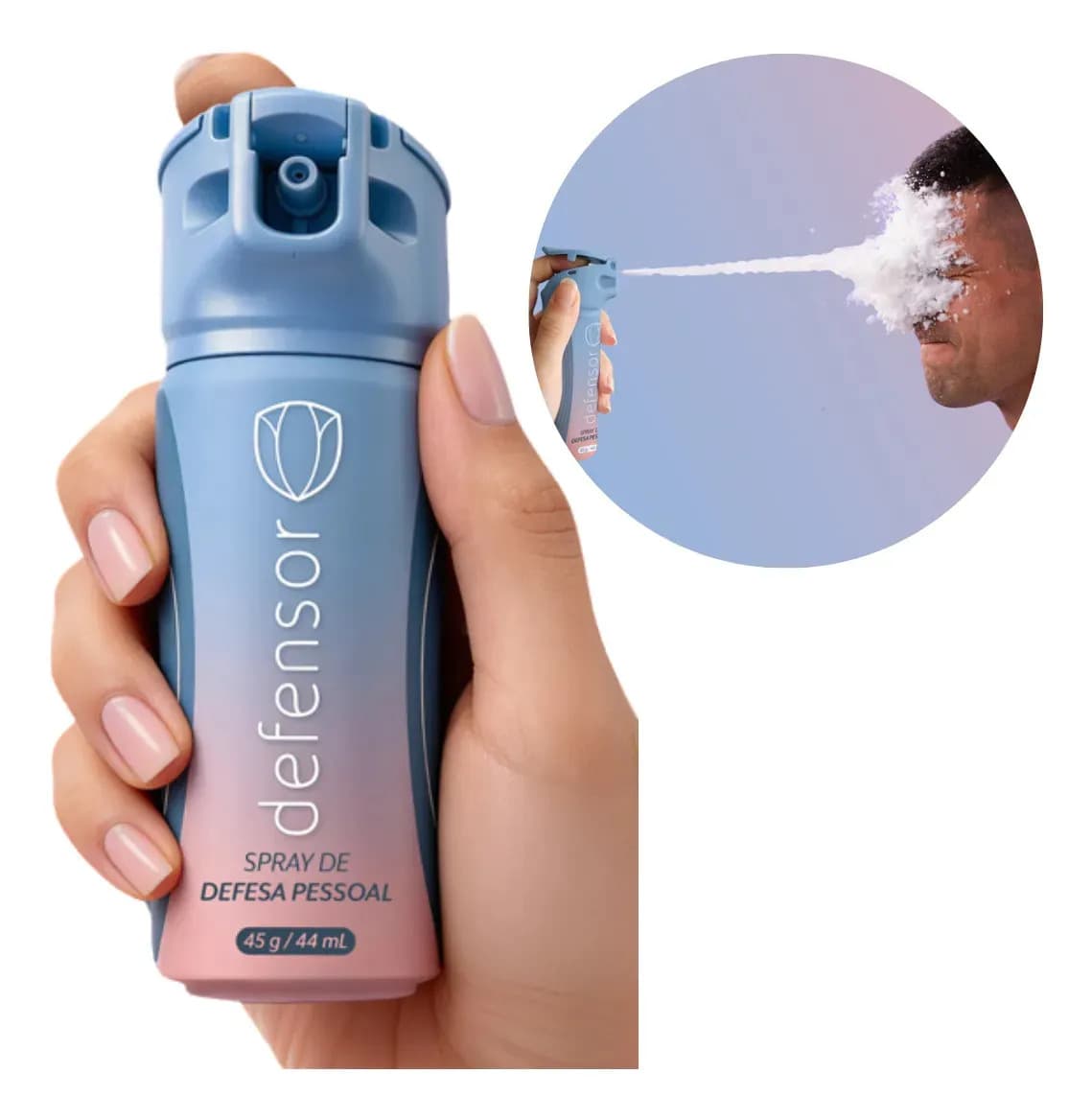 Spray de Pimenta Jato Espuma Extra Forte Defesa Pessoal