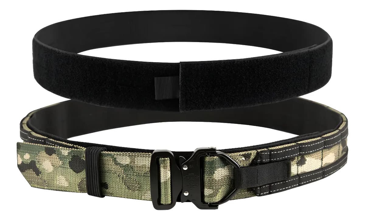 Cinto Tático Votagoo Duplo Militar Molle Fivela Rápida Nylon