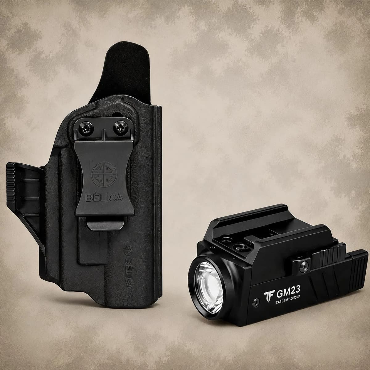 Coldre Velado Beretta Para Uso Com Lanterna + Lanterna Gm23