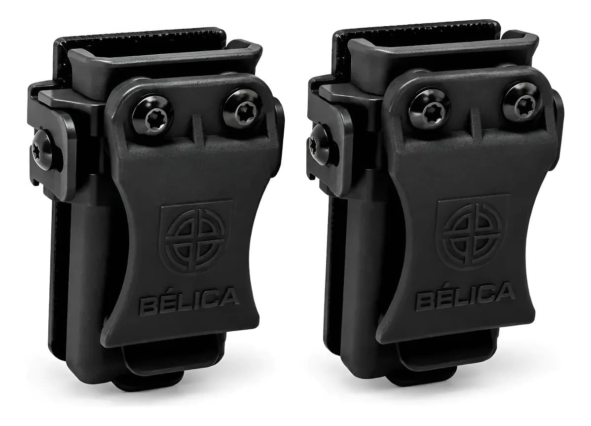 Kit 2 Porta Carregador Universal Velado .380 .40 .9mm Bélica