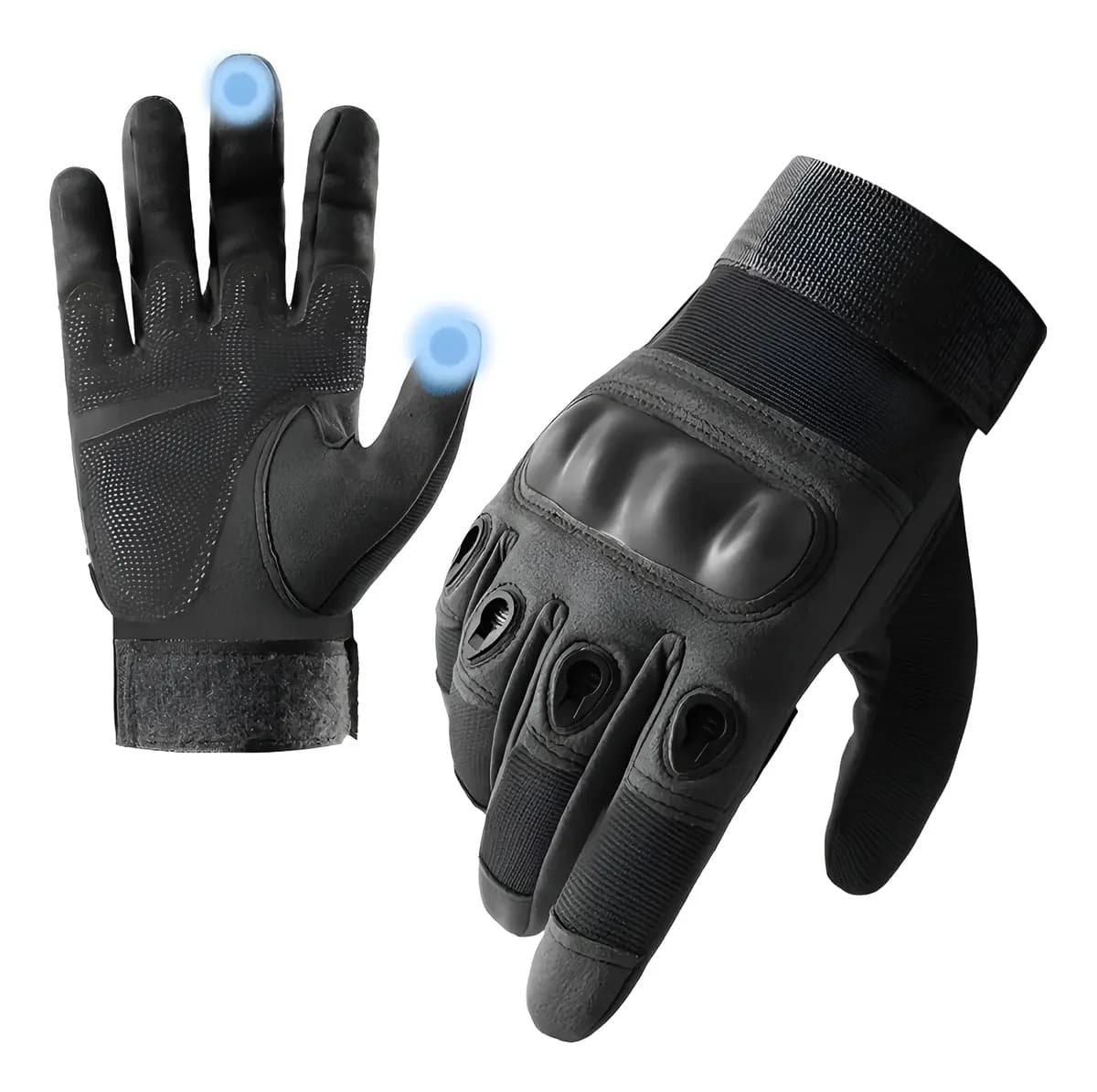 Luva Airsoft Tatica Paintball Militar Proteçao Cores Preto