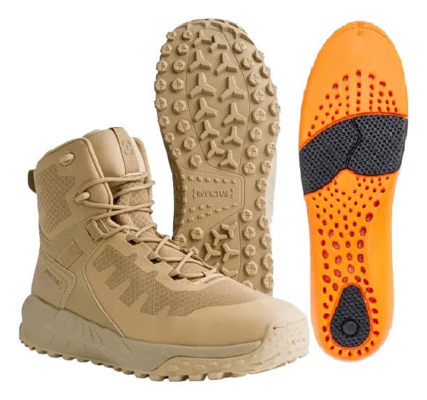 Bota Coturno Arion 2.0 Invictus Preta + Palmilha Vent + Leve