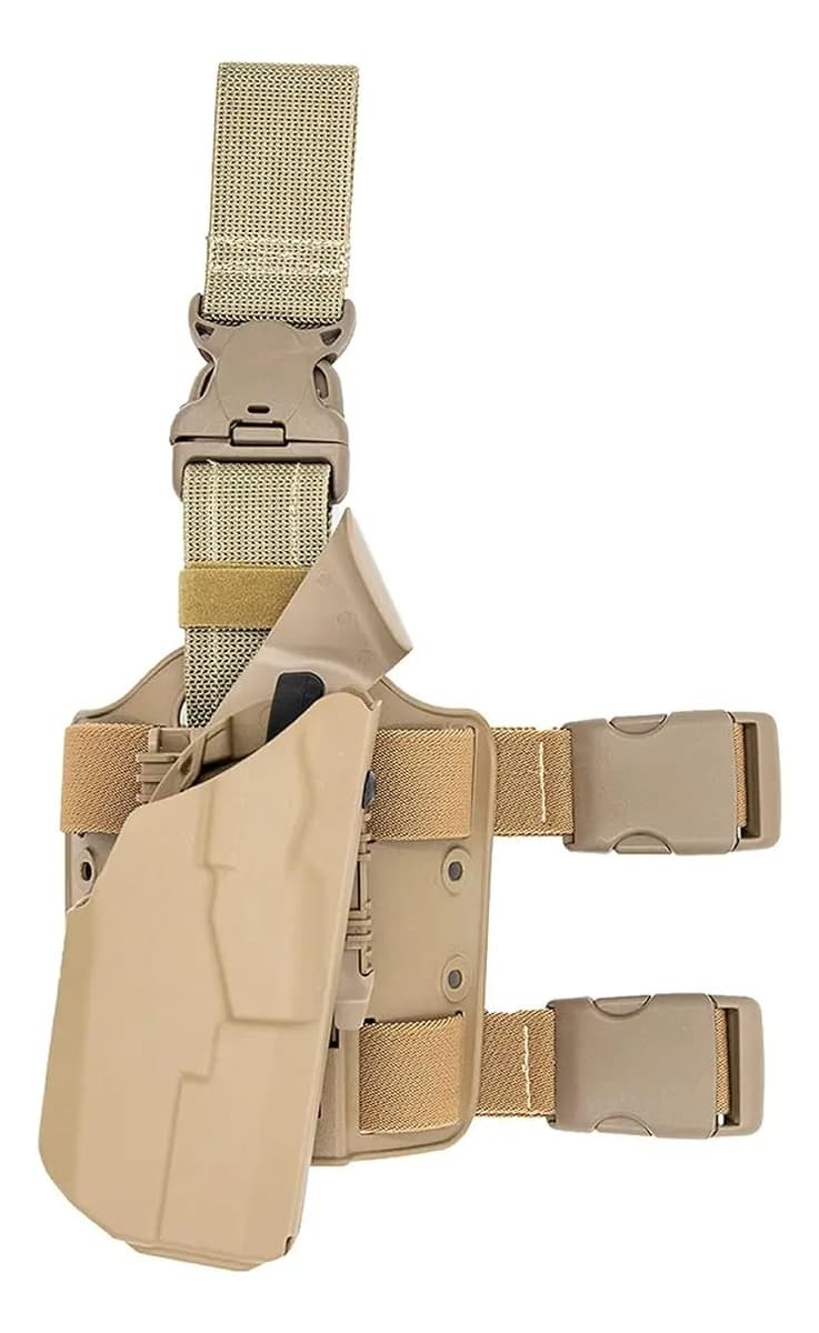 Coldre Safariland 7385 Als Para Glock 17/22 Perna Fde