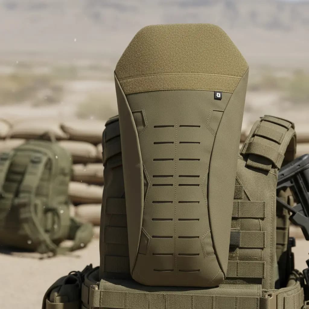 Porta Hidratação Invictus Bolso P/ Refil Colete : Tan Coyote
