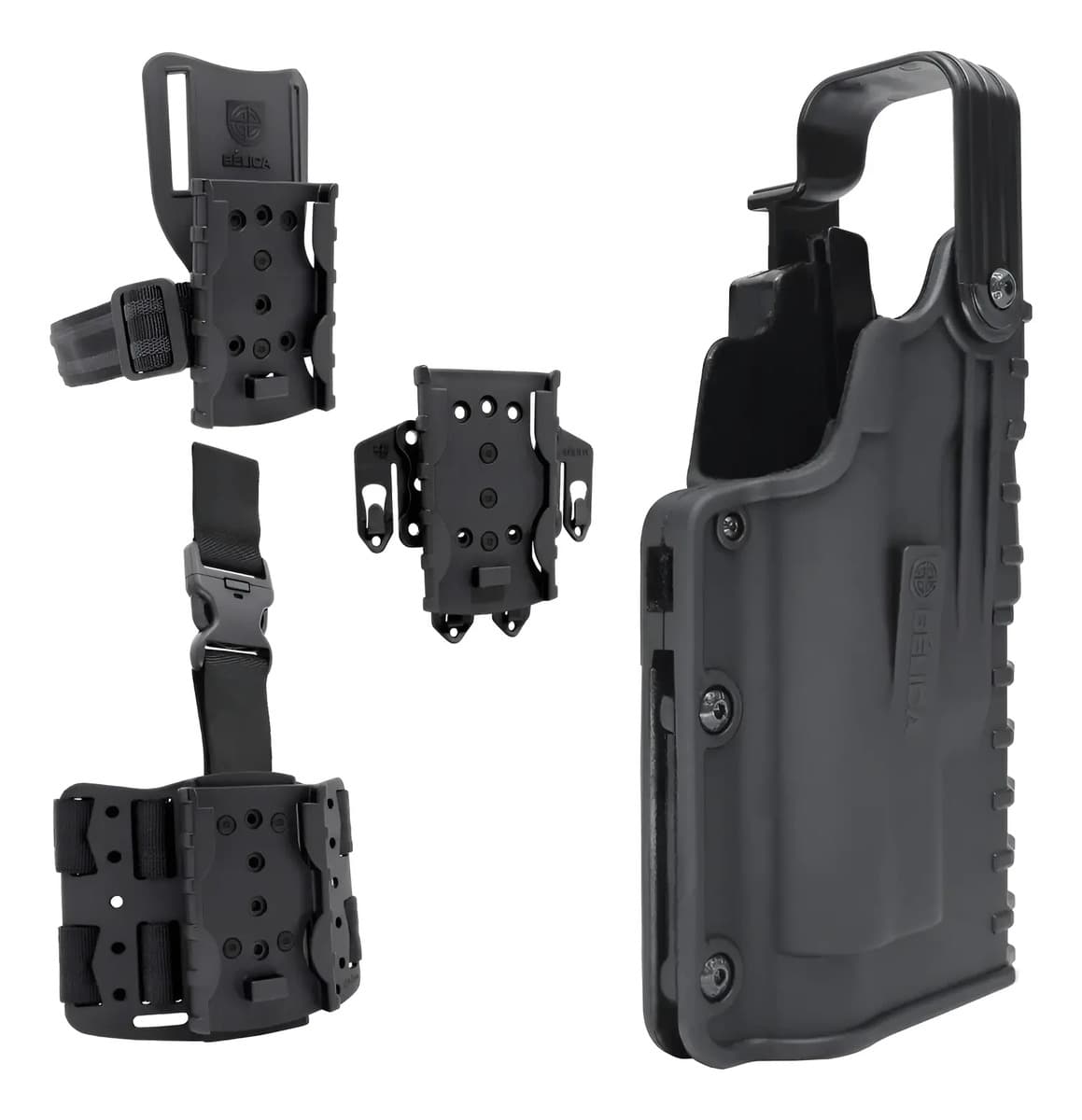 Kit Black Ops-sp Speed Mid-ride Fita Em Tecido Pmsp - Bélica