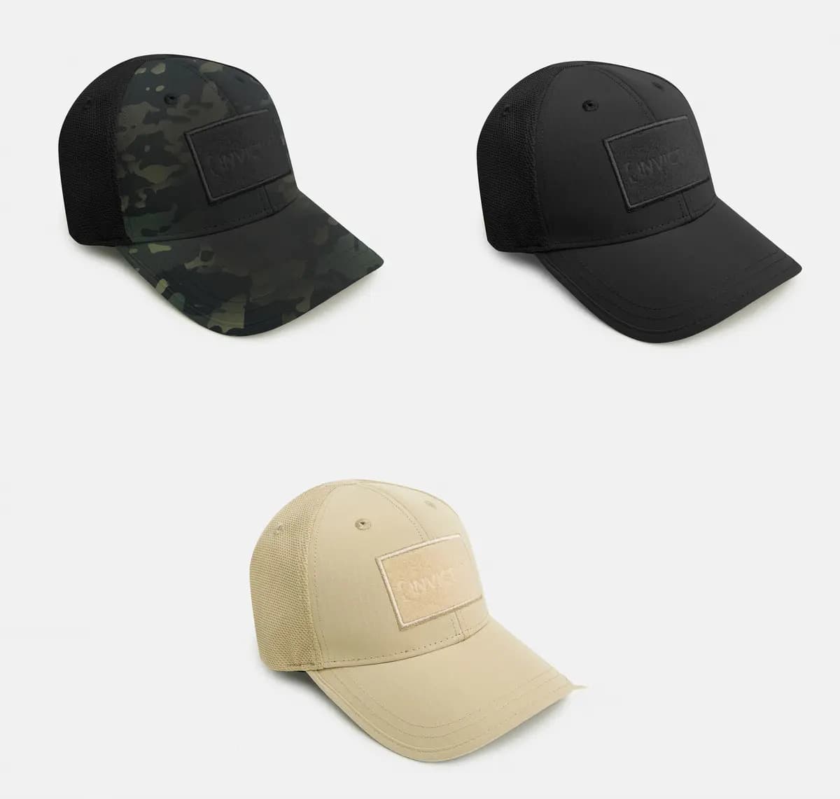 Boné Tático Invictus Forge Preto, Caqui Ou Multicam Black Cor Preto Tamanho Un