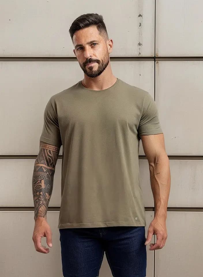 Camiseta Select Prime Verde Oliva Masculina