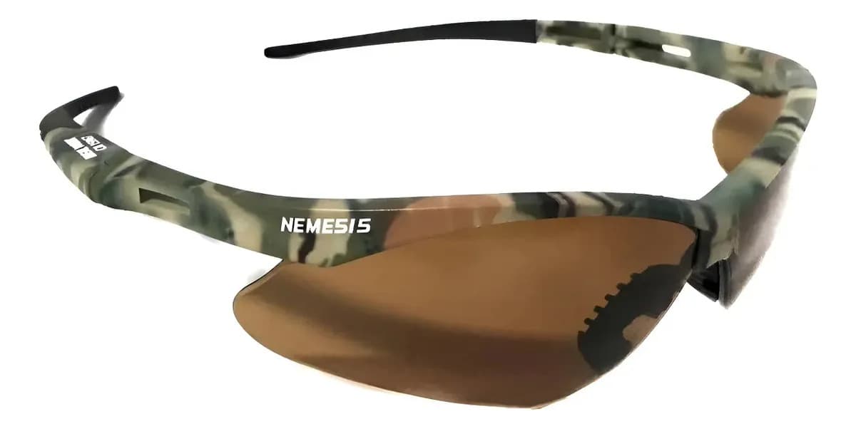 Óculos Proteção Uv Nemesis Esportivo Ciclismo Segurança Lente Camuflado/Lente Bronze