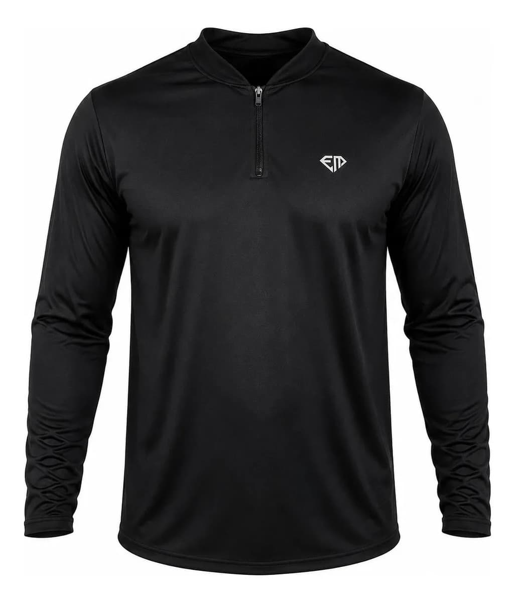 Camiseta De Pesca Manga Longa Proteção Uv Unissex Em Sports