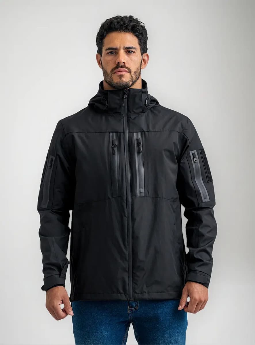 Jaqueta Rain 3.0 Tática Invictus Impermeável 9 Bolsos