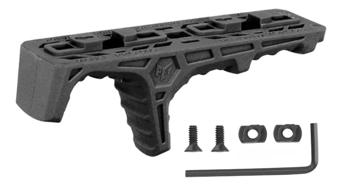 Front Hand Grip Foregrip Angular Para Trilho M-lok E Keymod