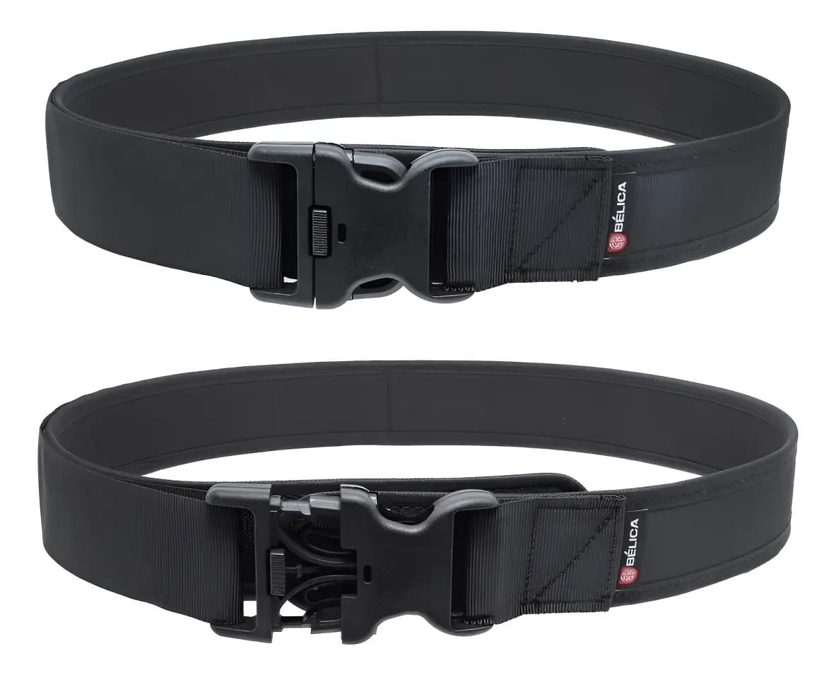 Cinto Tático Police Bélica Guarnição Antichama Cordura Preto