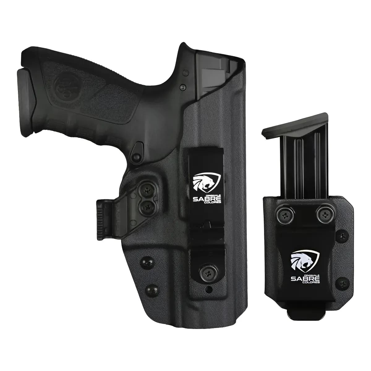 Coldre Porta Carregador Sabre Beretta Apx Full Destro Preto Destro Preto