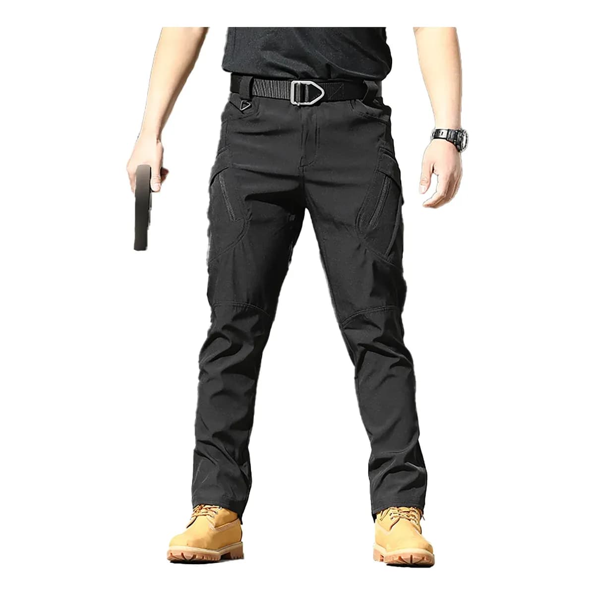 Calças Stretch Táticas Masculinas Com Vários Bolsos X7 X9 X9-preto 44 Stretch Tático