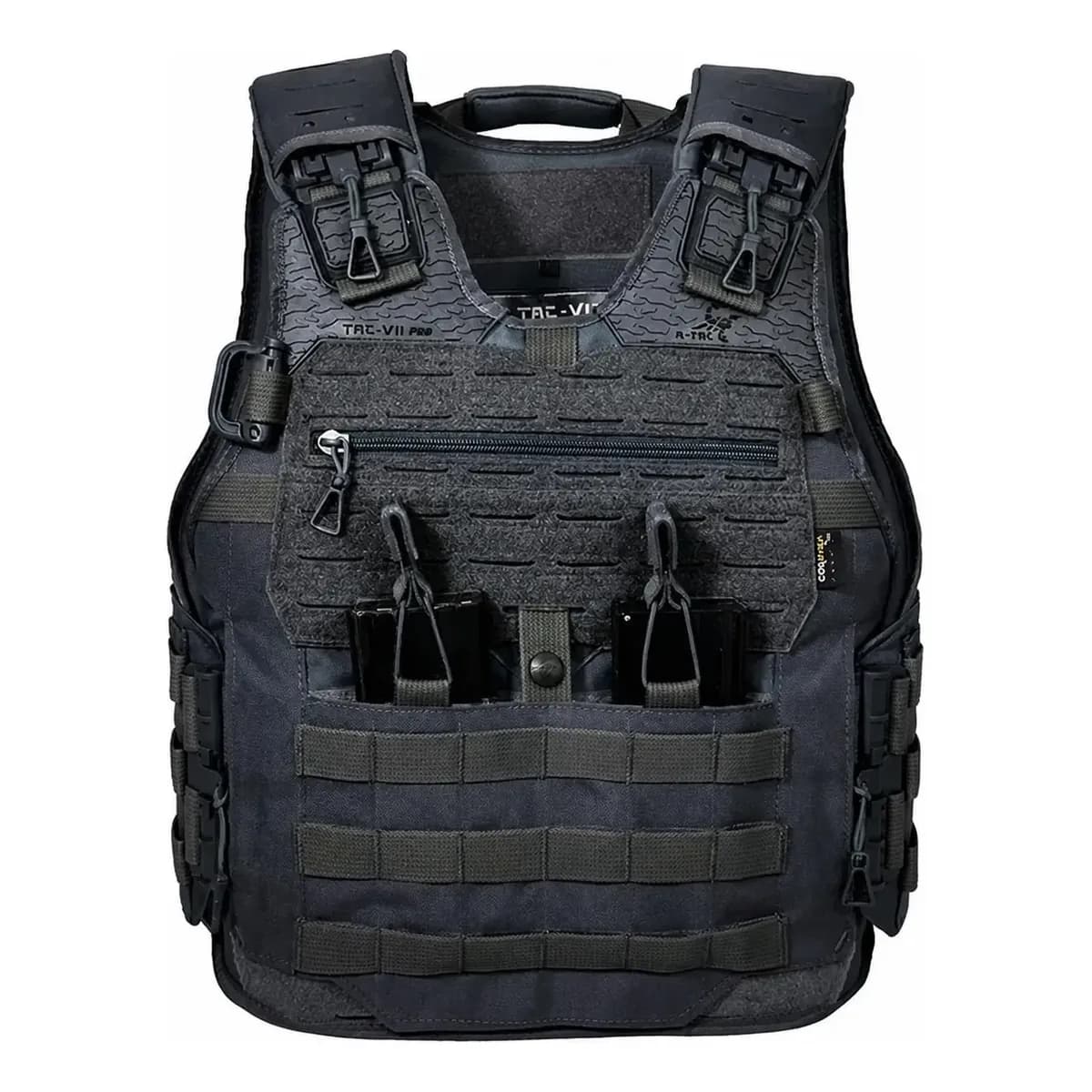 Colete Modular Tático Airsoft A-tac - Tac Vll Pro Cinza Ppp Ppp Cinza