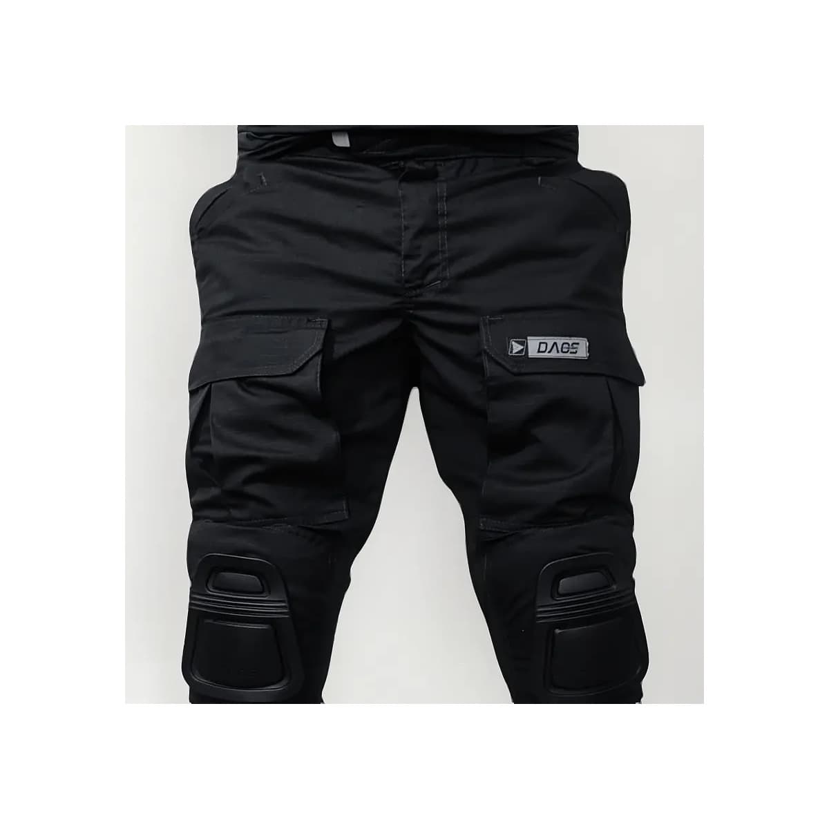 Calça Tática Ranger Joelheira Policial Preta Tactical Dacs