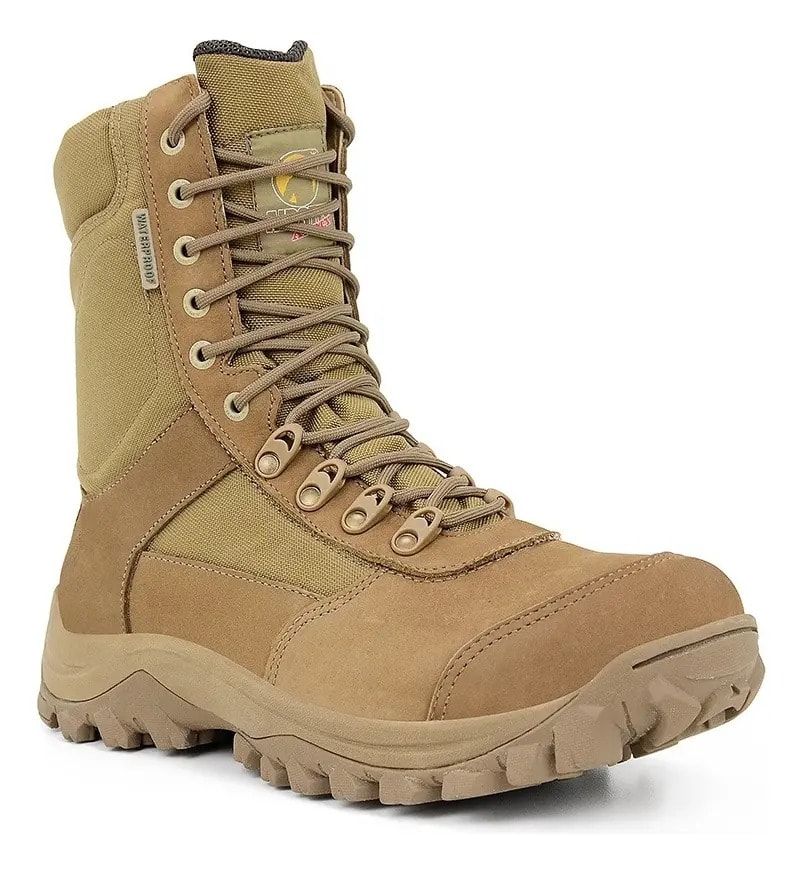 Bota Coturno Airstep 8625 Coyote Anti Perfuro E Prova D Água