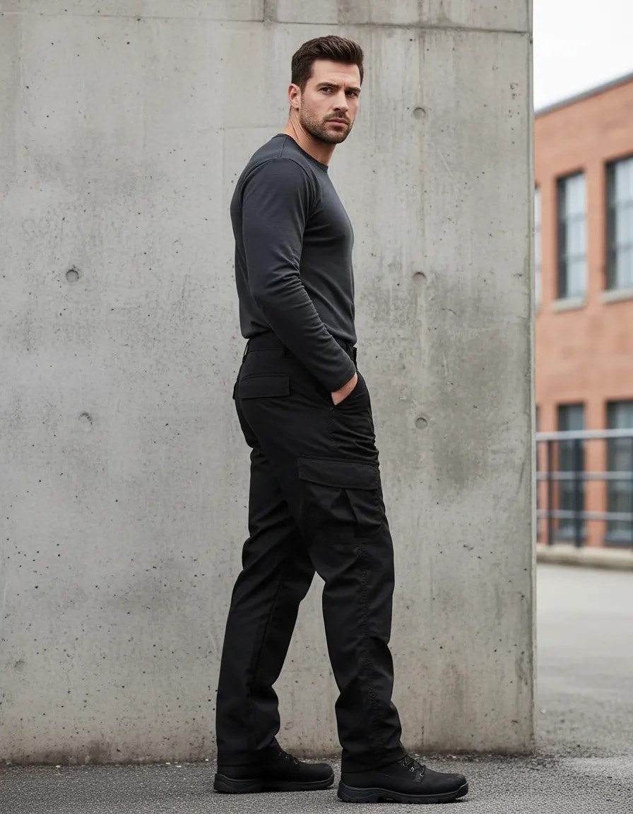 Calça Tática Cargo Com 6 Bolsos Poly Ripstop