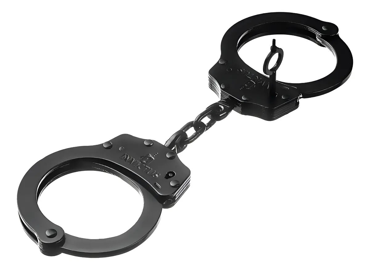 Algema De Corrente Invictus Aço Carbono Aisi 1020 Preta