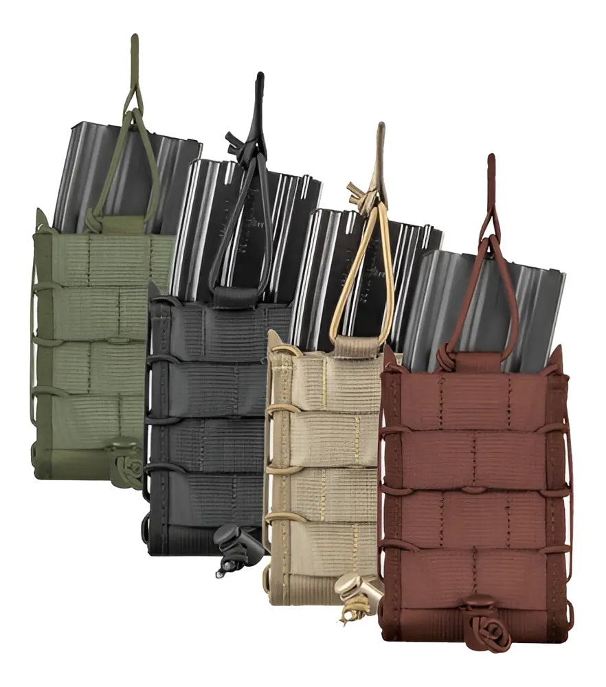 Porta Carregador Fuzil 5.56 Reload Invictus Modular Molle Cor Coyote