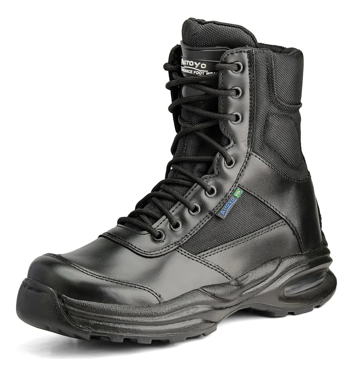 Bota Coturno Couro Arr01 Arroyo Air Militar