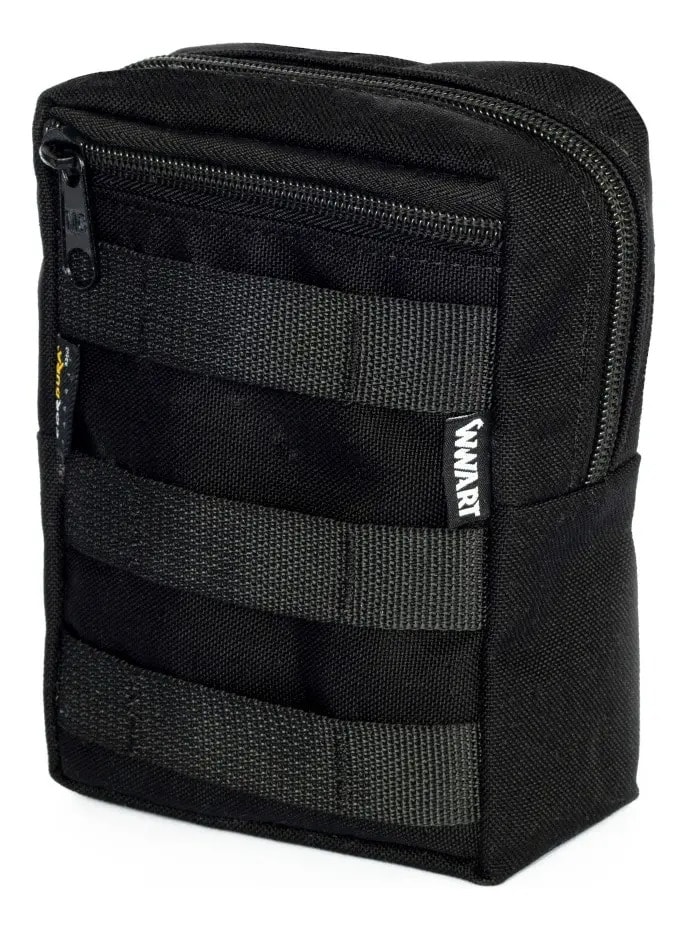 Bolso Tático Preto Modular Molle Wwart Cordura 1000d Preto