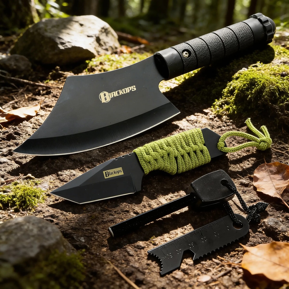 Pederneira Maciça  Magnésio  Faca Tática Kn-6 Machado Thy-11