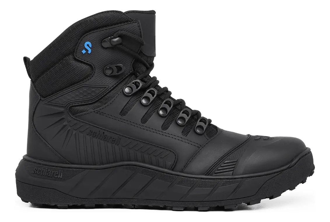 Bota Coturno Militar Tática Polícia Couro Schiareli 956