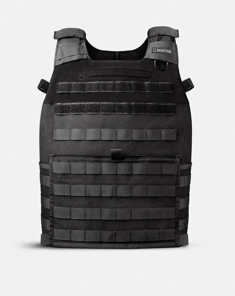 Capa De Colete Invictus Vulcano 2.0 Nylon Preto