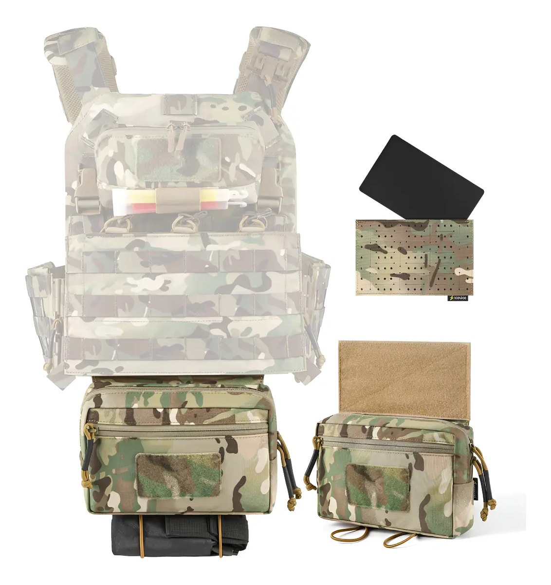 Bolsa De Umbigo Drop Pouch Votagoo Militar For Colete Tático