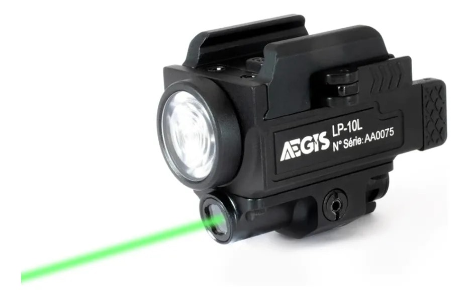 Lanterna Tática Aegis Lp-10l Para Trilho Picatinny