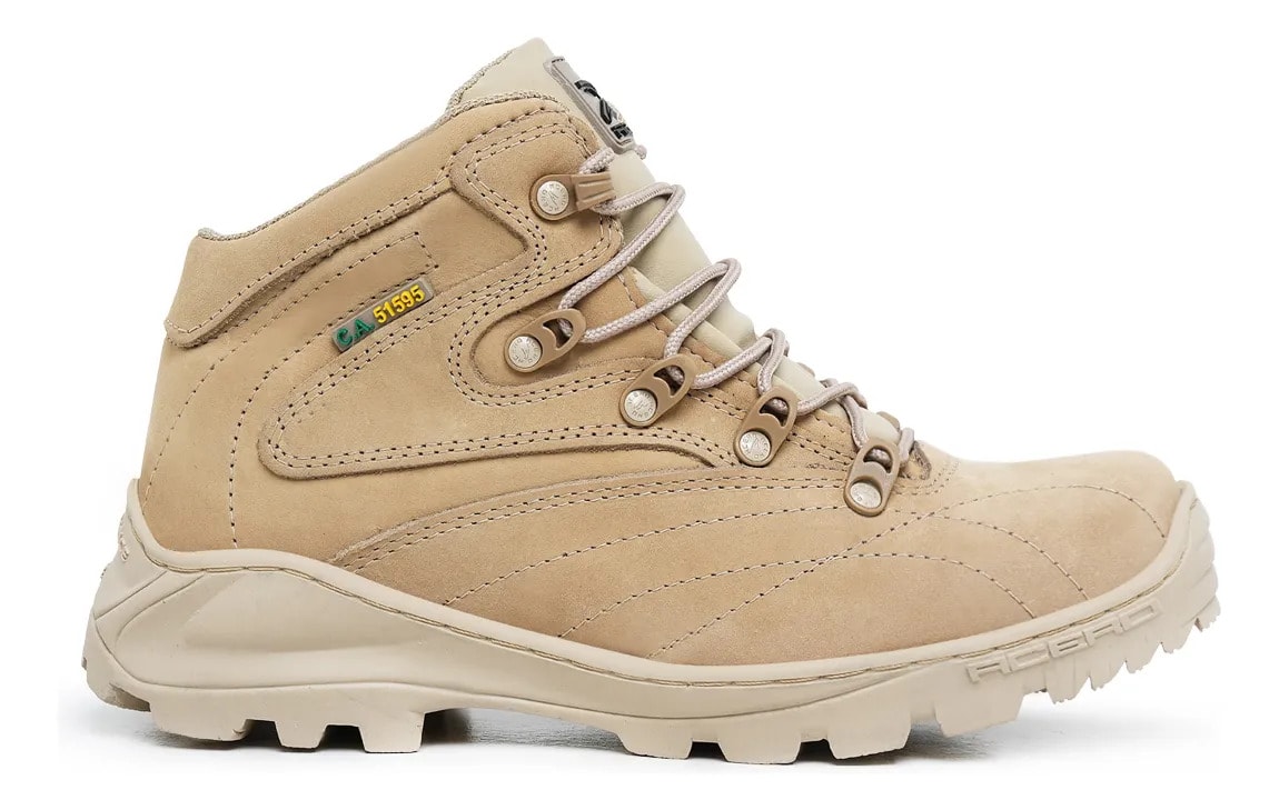Bota Adventure Coturno Couro Boot Trilha Cano Curto Unissex