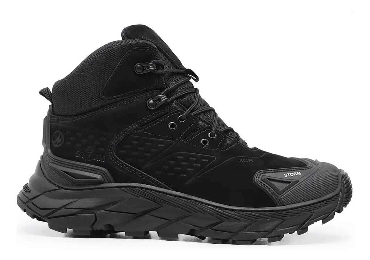 Bota Tênis Storm Em Couro Legitimo  Confort Premium Envio Já
