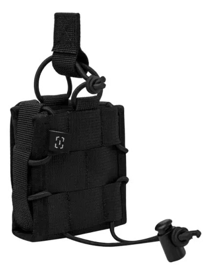 Porta-Algemas Invictus Locked de Náilon Preto Com Tiras Ajustáveis