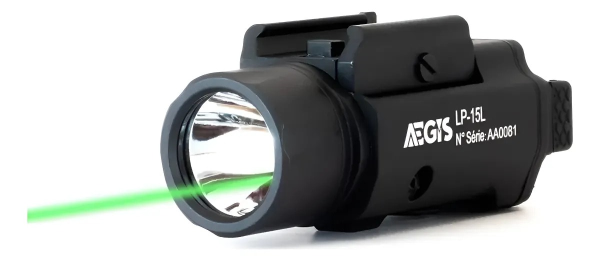 Lanterna Aegis Lp-15l Original Alta Potência Longa Duração