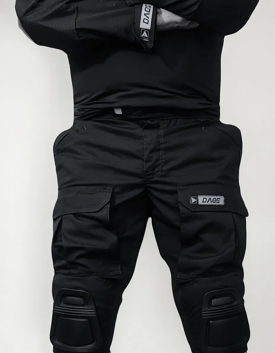 Calça Tática Ranger Joelheira Policial Preta Tactical Dacs