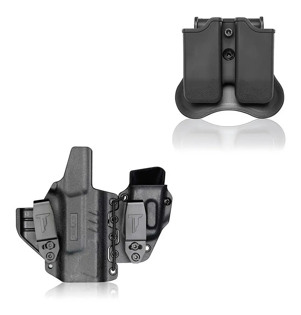 Kit Coldre Sidecar Glock G19 E Porta Carregador 9mm .380